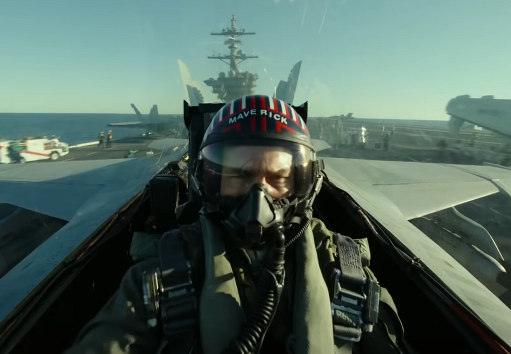 A scene from Top Gun: Maverick